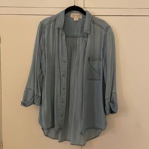 Anthropologie chambray shirt